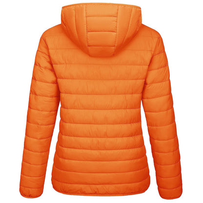 Women's Puffer Jacket Full-zip Water-Resistant Winter Hooded Coat