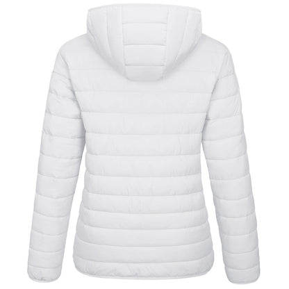 Women's Puffer Jacket Full-zip Water-Resistant Winter Hooded Coat