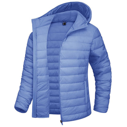 Women's Puffer Jacket Full-zip Water-Resistant Winter Hooded Coat