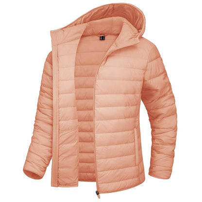 Women's Puffer Jacket Full-zip Water-Resistant Winter Hooded Coat