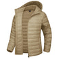 Women's Puffer Jacket Full-zip Water-Resistant Winter Hooded Coat