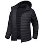 Women's Puffer Jacket Full-zip Water-Resistant Winter Hooded Coat