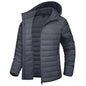 Women's Puffer Jacket Full-zip Water-Resistant Winter Hooded Coat