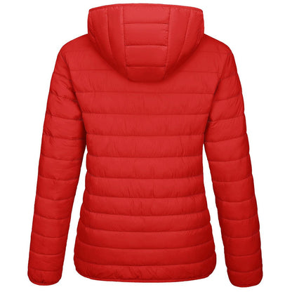 Women's Puffer Jacket Full-zip Water-Resistant Winter Hooded Coat