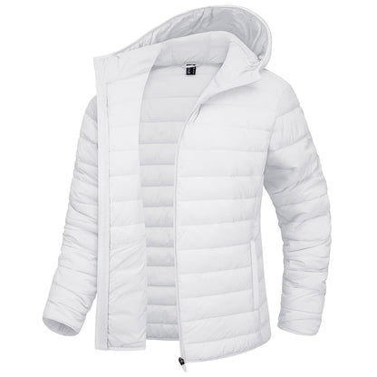 Women's Puffer Jacket Full-zip Water-Resistant Winter Hooded Coat