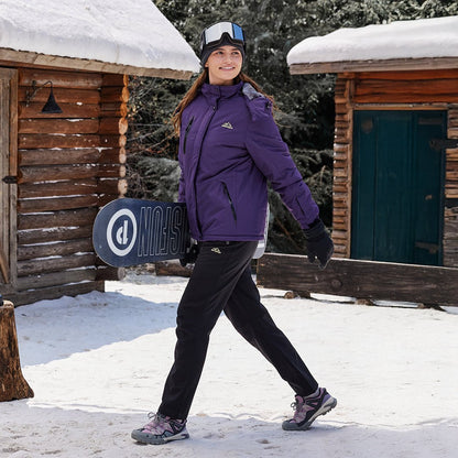 Women's Outdoor Waterproof Hooded Warm Winter Jacket