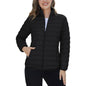 Womens Quilted Puffer Jacket Lightweight Warm Coat