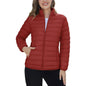 Womens Quilted Puffer Jacket Lightweight Warm Coat