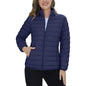 Womens Quilted Puffer Jacket Lightweight Warm Coat