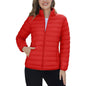 Womens Quilted Puffer Jacket Lightweight Warm Coat