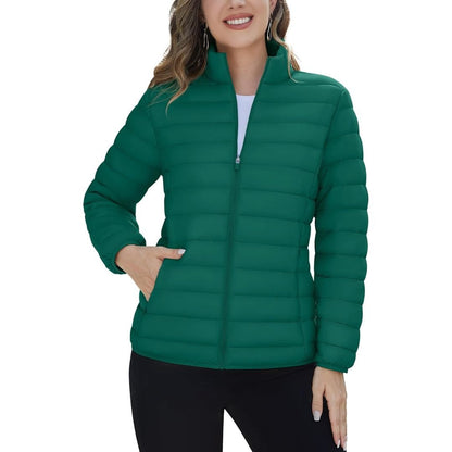 Womens Quilted Puffer Jacket Lightweight Warm Coat