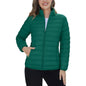 Womens Quilted Puffer Jacket Lightweight Warm Coat
