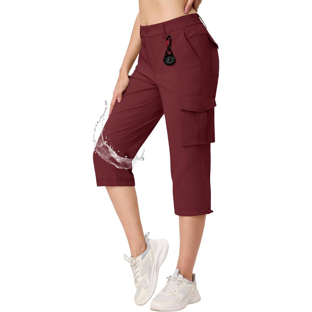 Women's Travel Lightweight Summer Cargo Capris
