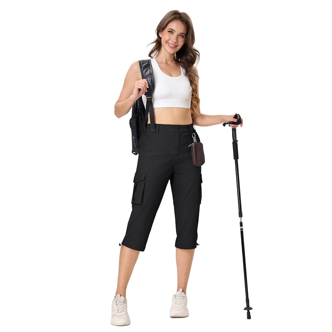 Women's Travel Lightweight Summer Cargo Capris