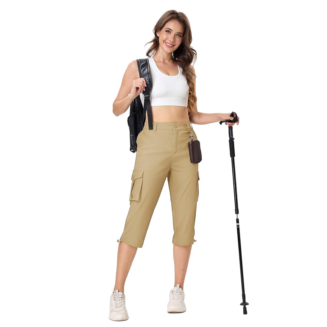 Women's Travel Lightweight Summer Cargo Capris
