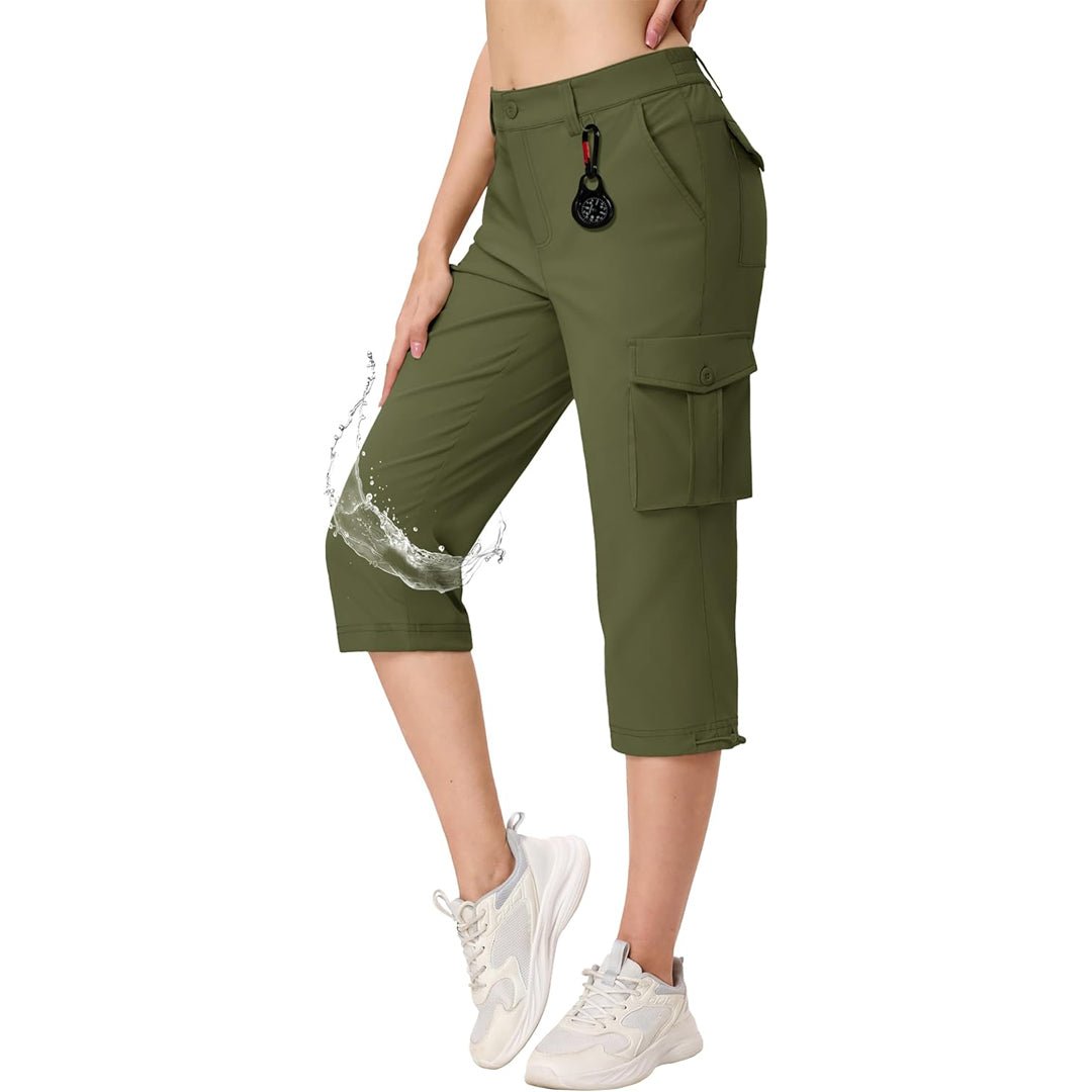 Women's Travel Lightweight Summer Cargo Capris