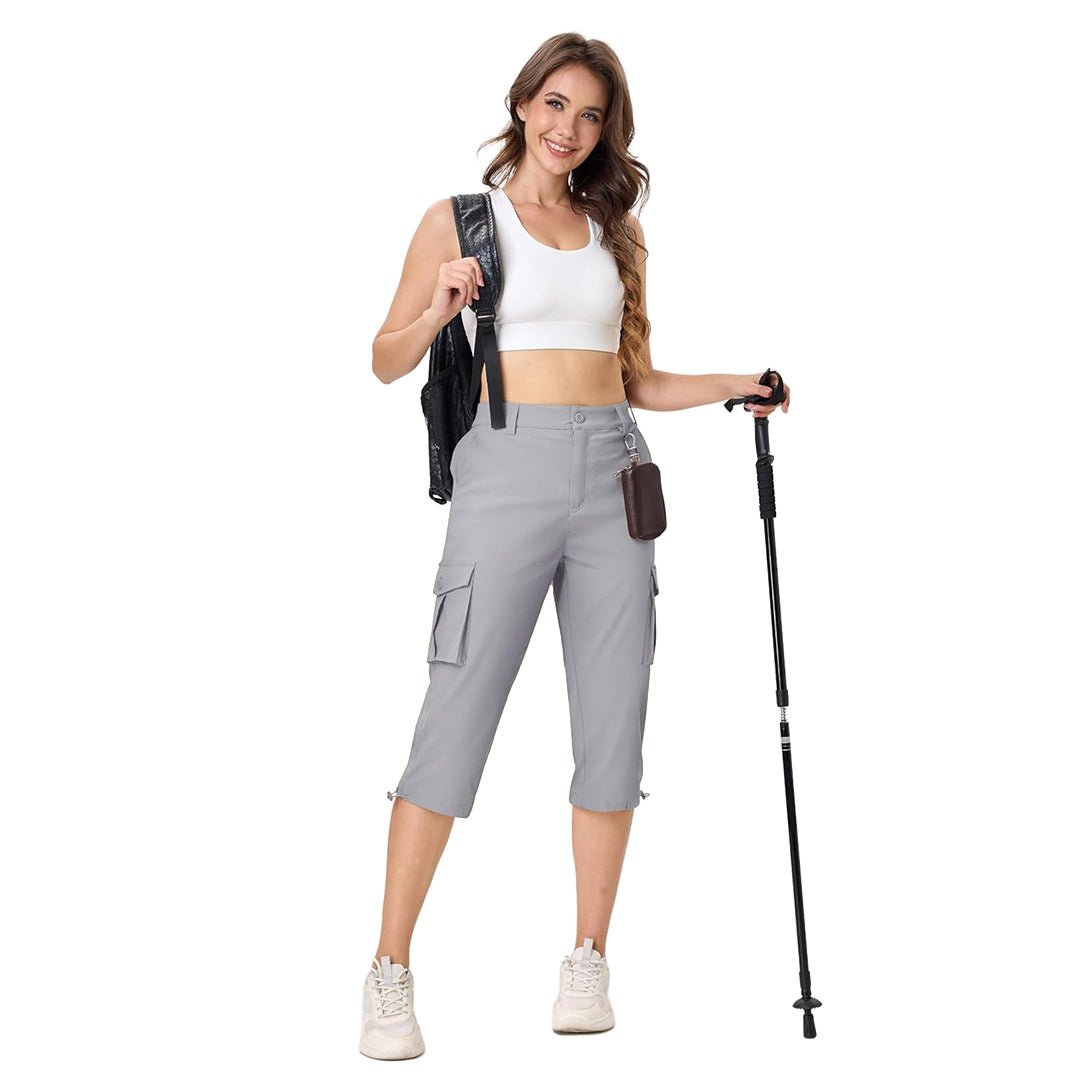 Women's Travel Lightweight Summer Cargo Capris