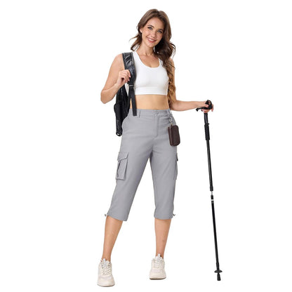 Women's Travel Lightweight Summer Cargo Capris