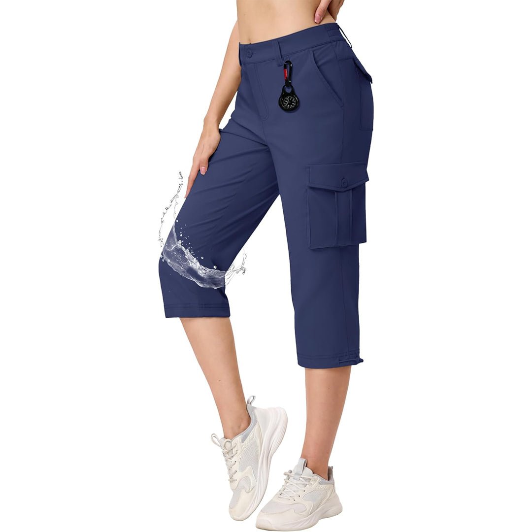 Women's Travel Lightweight Summer Cargo Capris