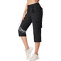 Women's Travel Lightweight Summer Cargo Capris