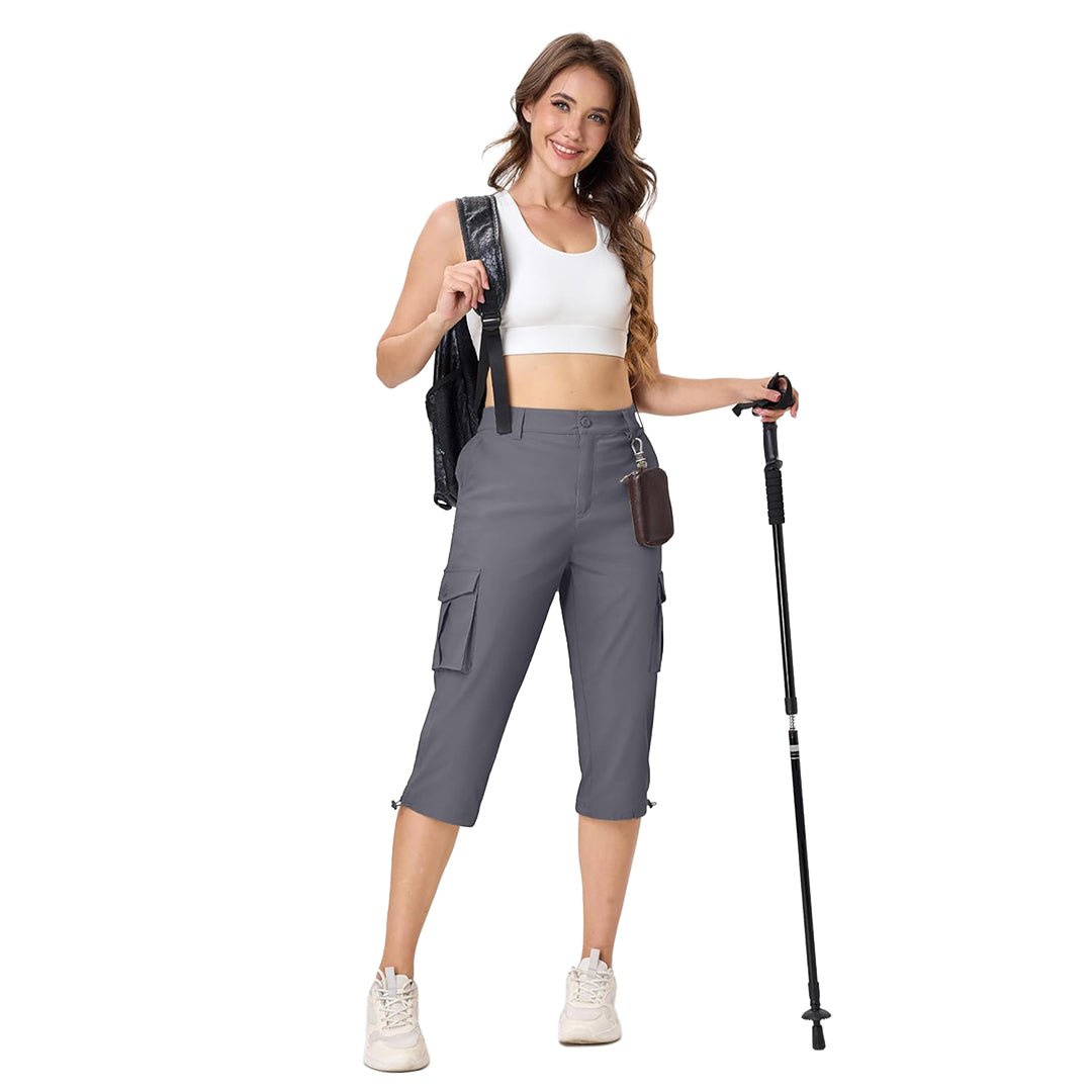 Women's Travel Lightweight Summer Cargo Capris