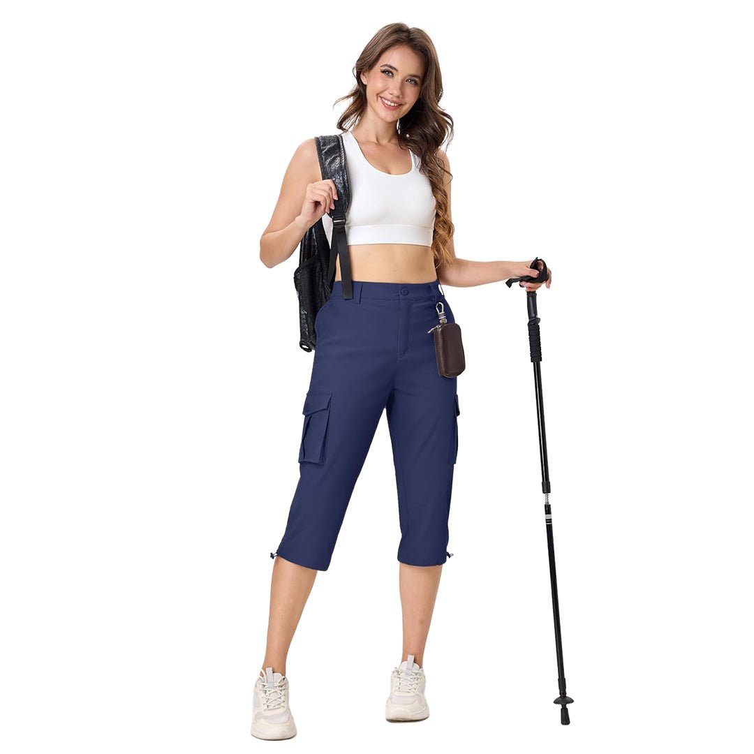 Women's Travel Lightweight Summer Cargo Capris
