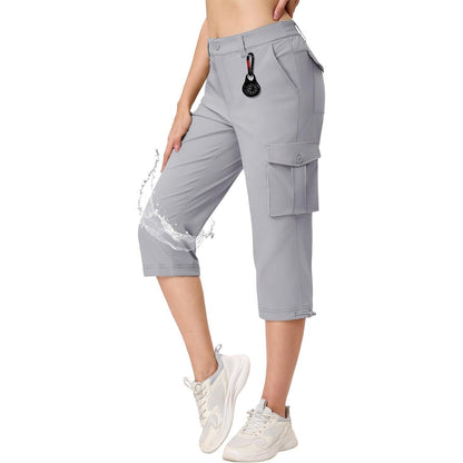 Women's Travel Lightweight Summer Cargo Capris