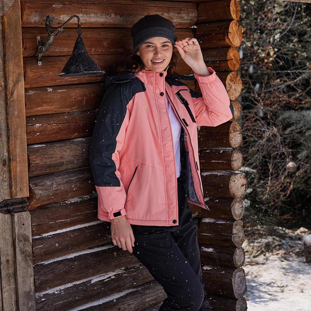 Women's Waterproof Insulated Hooded Ski Snow Winter Jacket