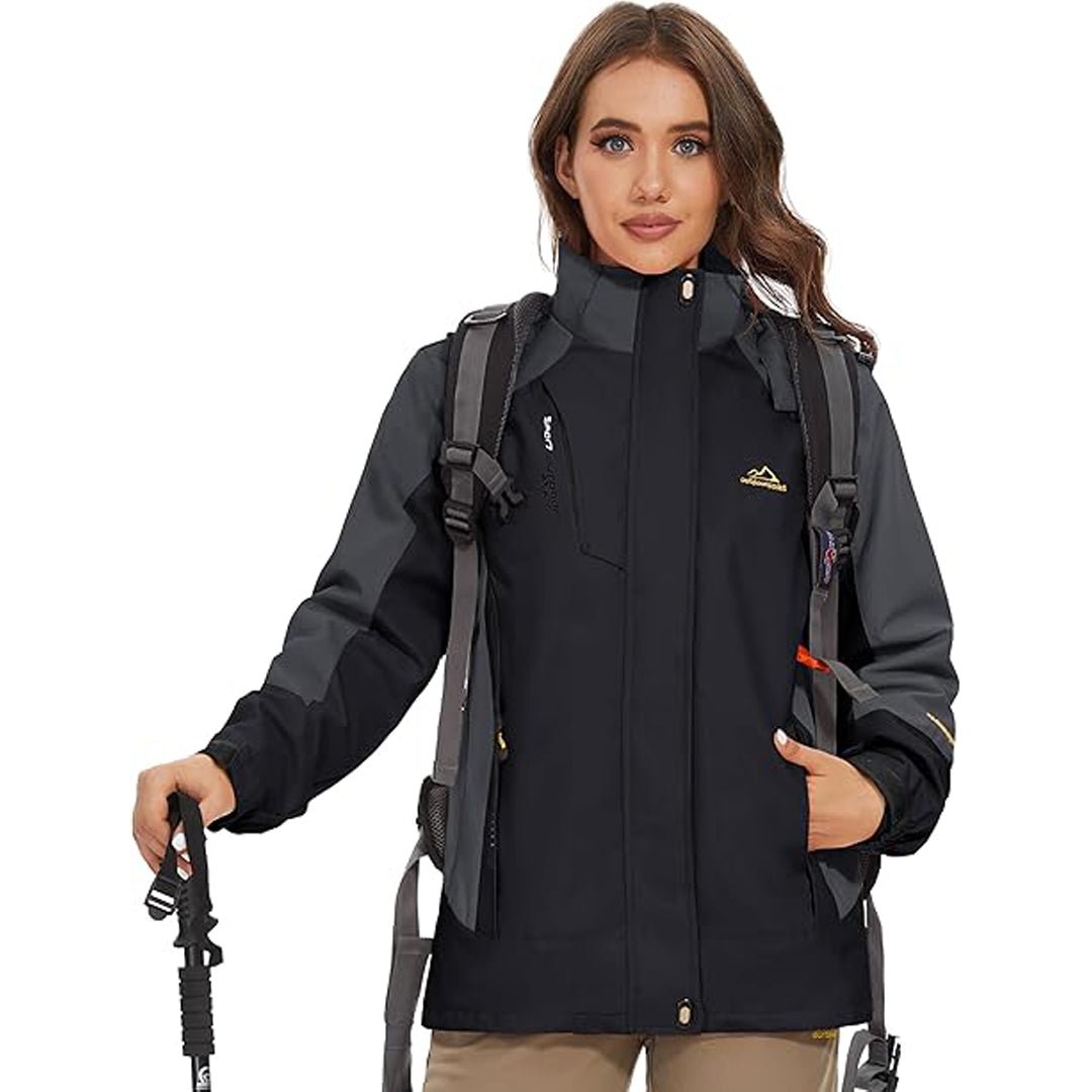 Women's Winter Coats 3-IN-1 Water Resistant Windproof Fleece Ski Jacket