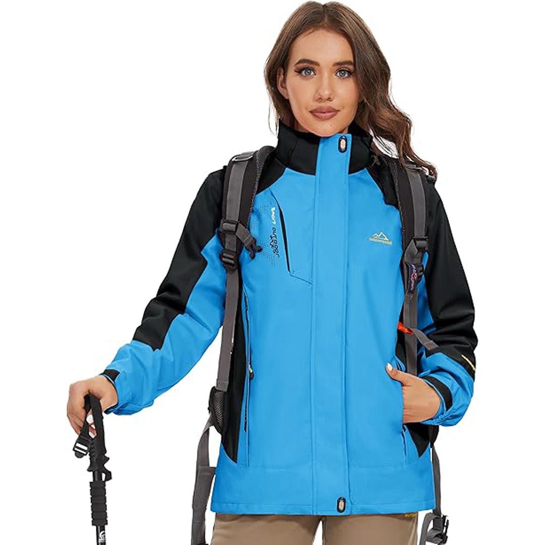 Women's Winter Coats 3-IN-1 Water Resistant Windproof Fleece Ski Jacket