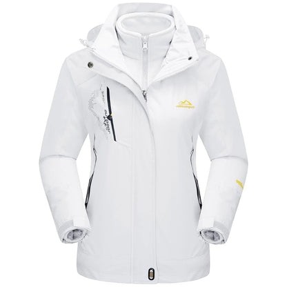 Women's Winter Coats 3-IN-1 Water Resistant Windproof Fleece Ski Jacket