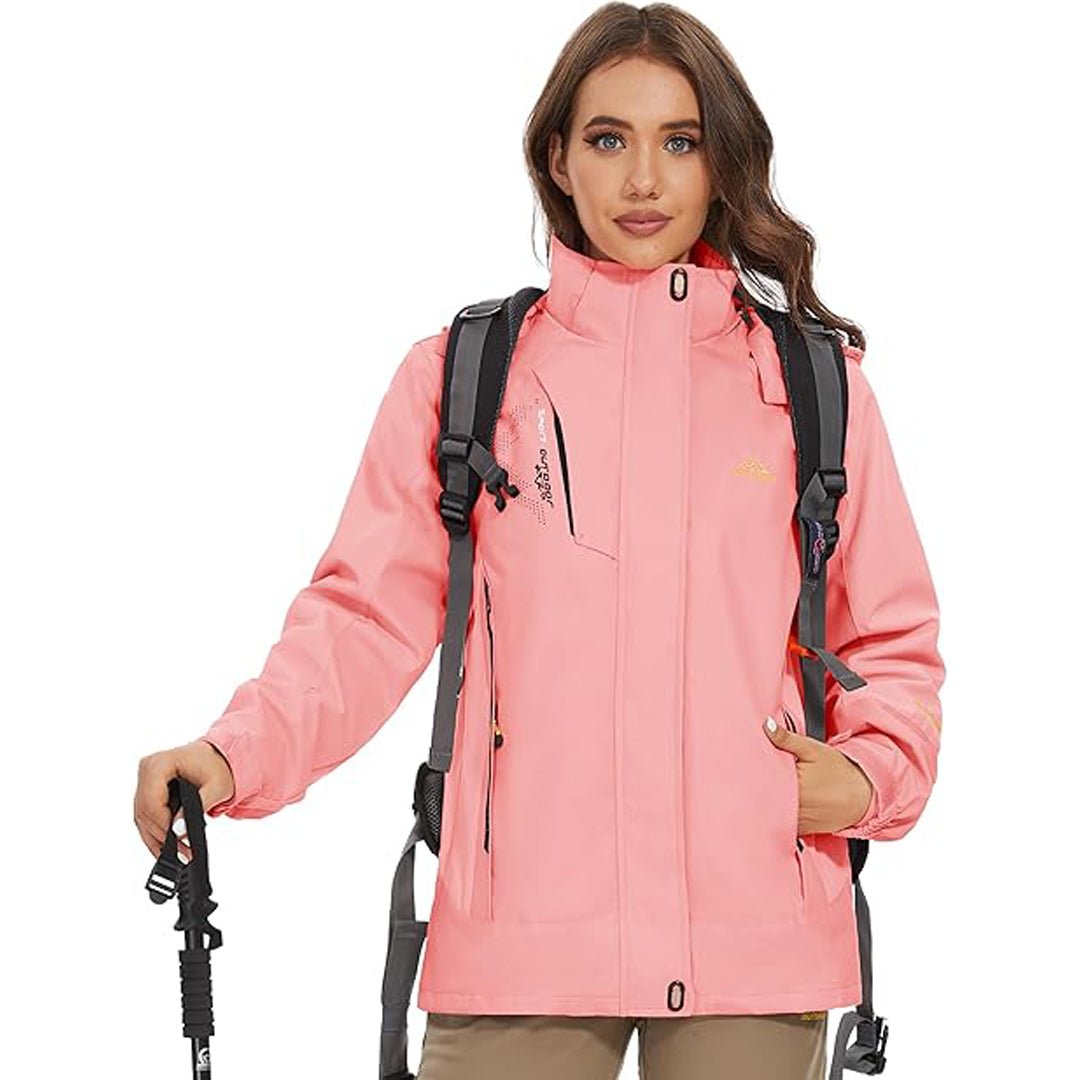Women's Winter Coats 3-IN-1 Water Resistant Windproof Fleece Ski Jacket