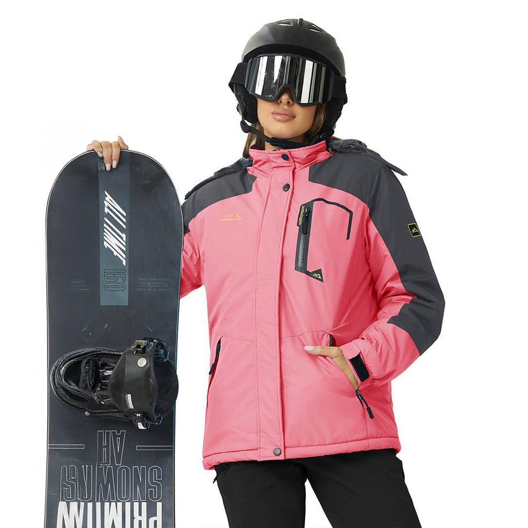 Women's Waterproof Insulated Hooded Ski Snow Winter Jacket