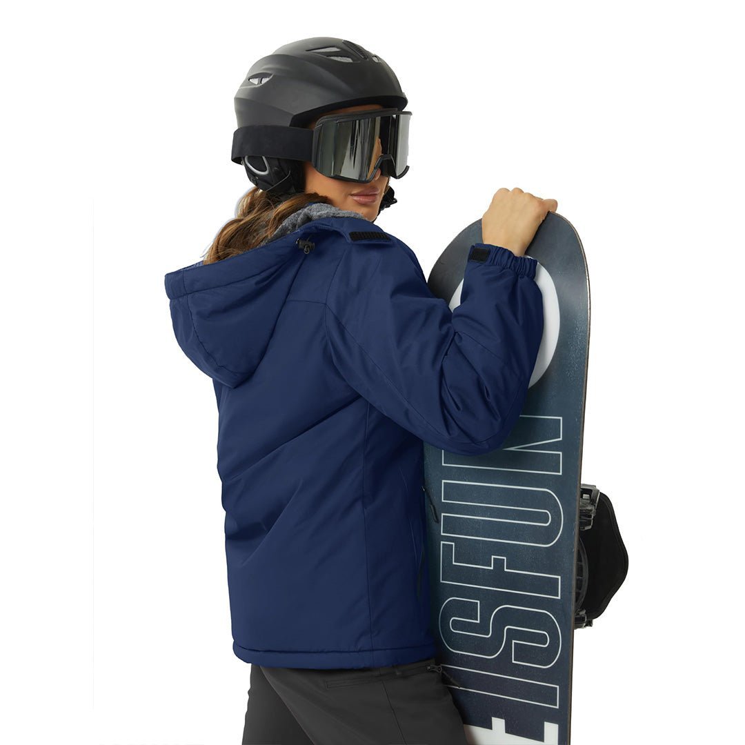 Women's Waterproof Insulated Hooded Ski Snow Winter Jacket