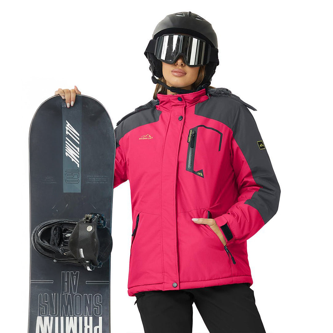 Women's Waterproof Insulated Hooded Ski Snow Winter Jacket