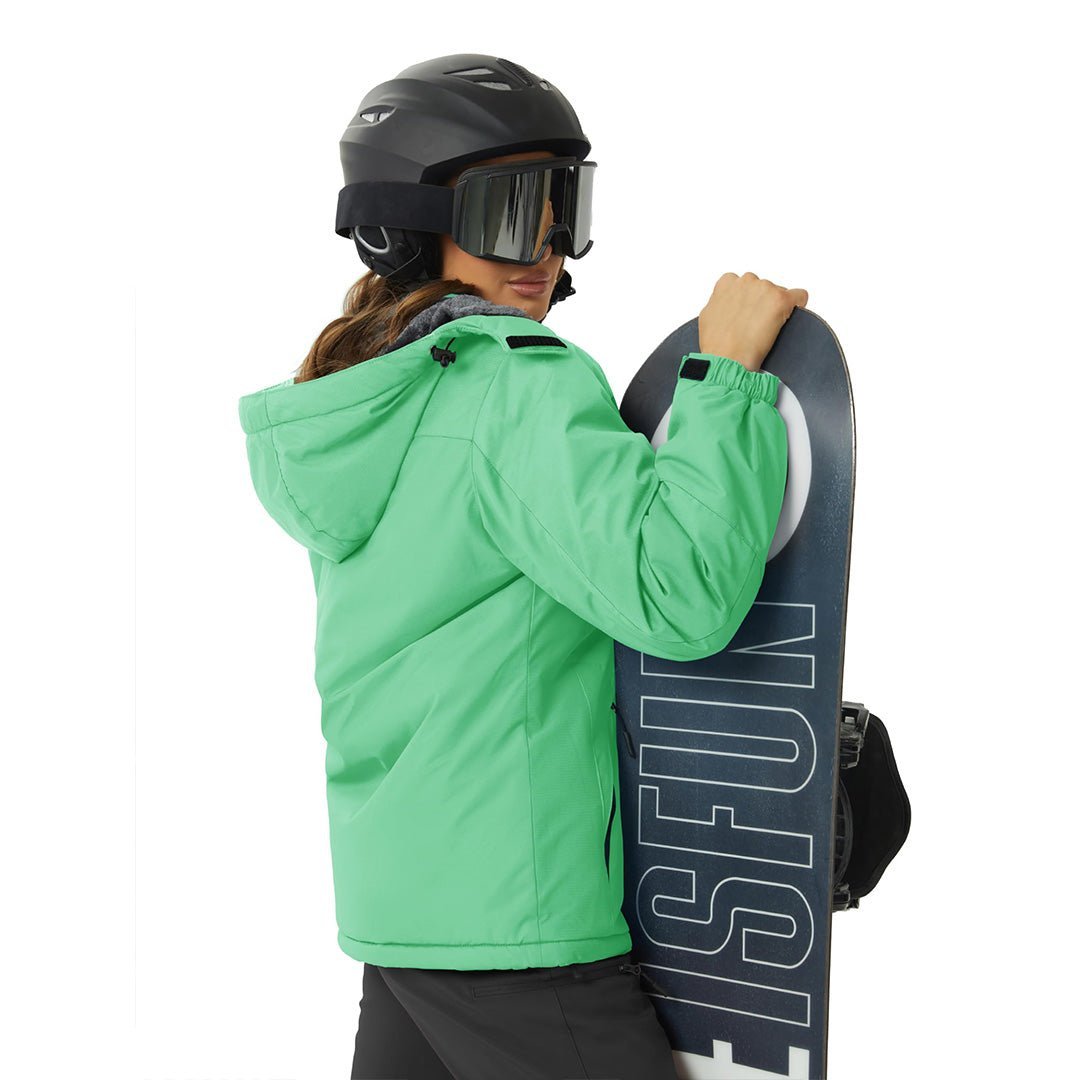 Women's Waterproof Insulated Hooded Ski Snow Winter Jacket