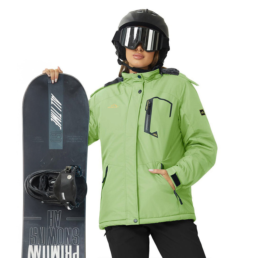 Women's Waterproof Insulated Hooded Ski Snow Winter Jacket