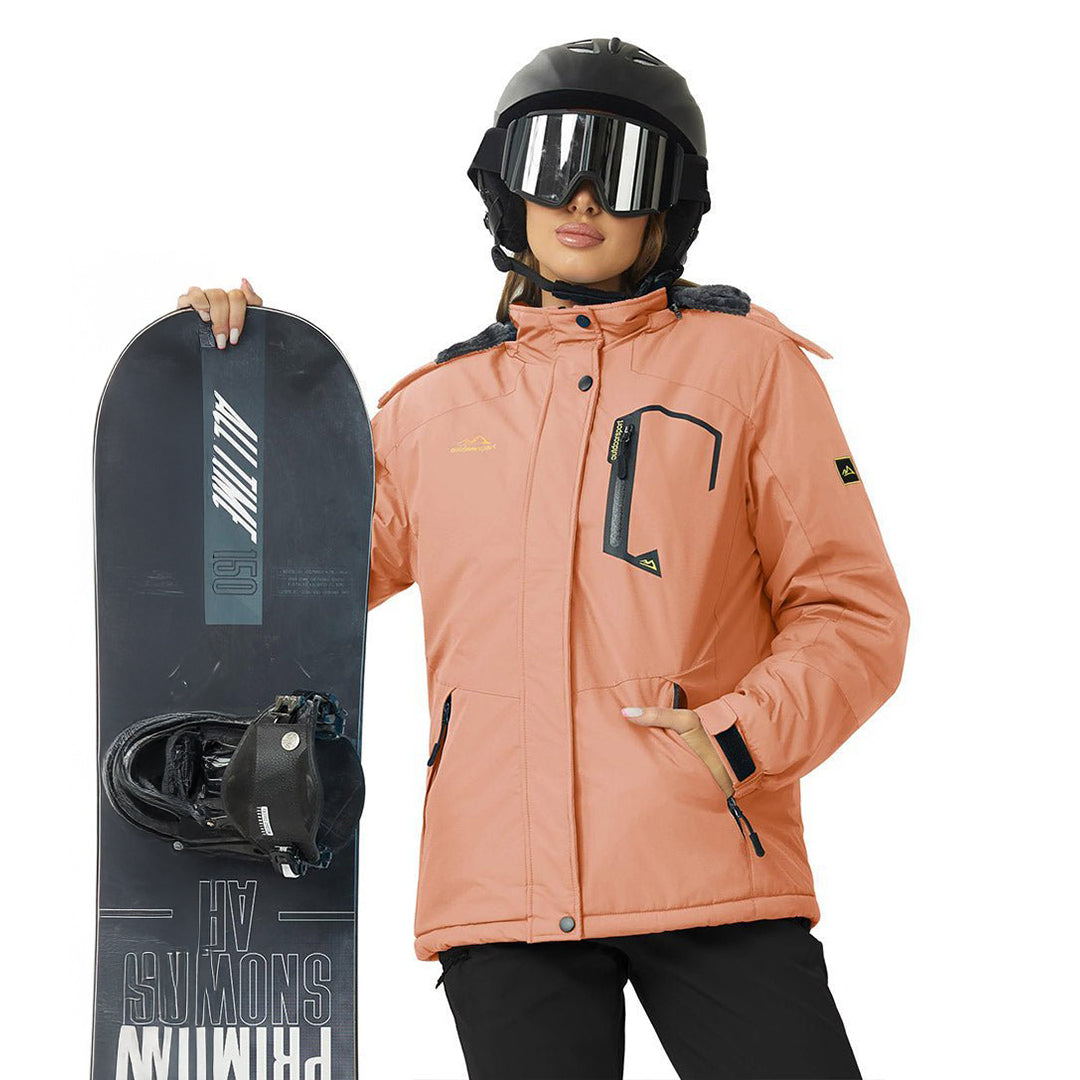 Women's Waterproof Insulated Hooded Ski Snow Winter Jacket