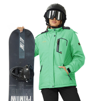 Women's Waterproof Insulated Hooded Ski Snow Winter Jacket