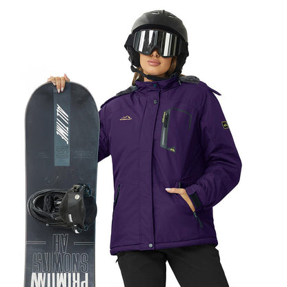Women's Waterproof Insulated Hooded Ski Snow Winter Jacket