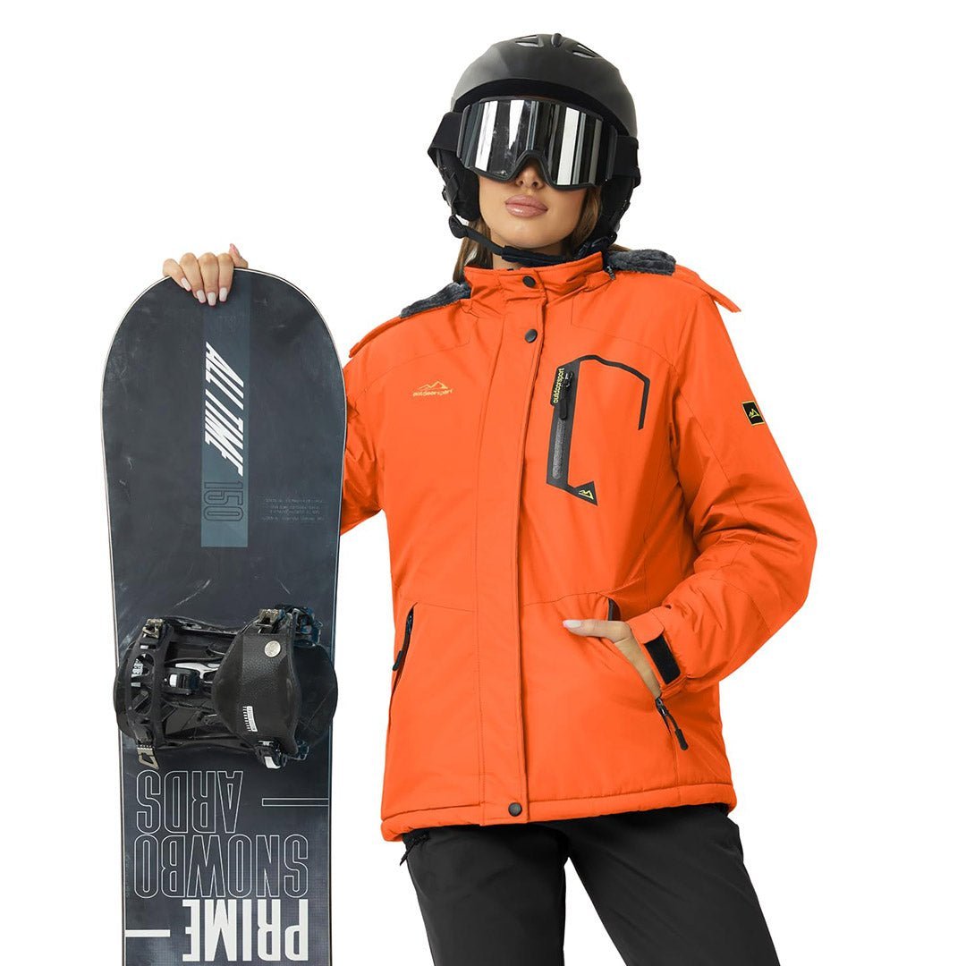 Women's Waterproof Insulated Hooded Ski Snow Winter Jacket