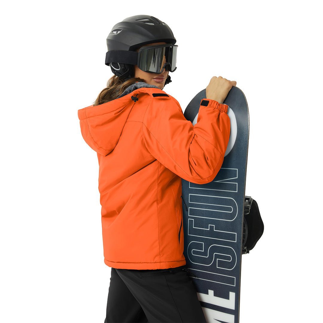 Women's Waterproof Insulated Hooded Ski Snow Winter Jacket