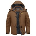 Men's Fleece Lined Waterproof Winter Ski Jacket