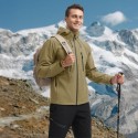 Men's Warm Fleece Lined Softshell Outdoor Jacket