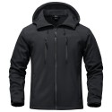Men's Warm Fleece Lined Softshell Outdoor Jacket