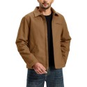 Men's Insulated Duck Canvas Heavy Duty Work Jacket