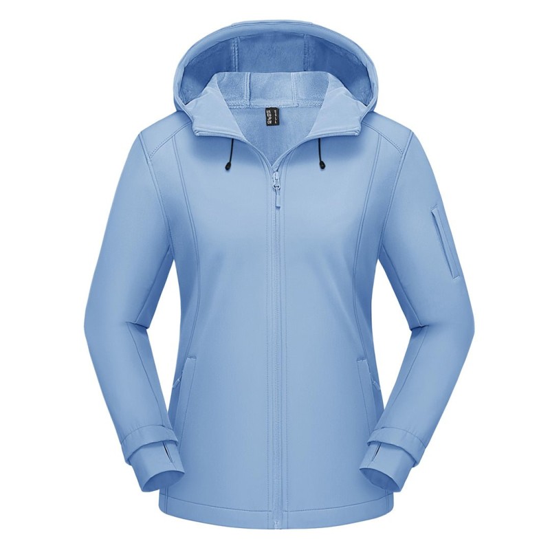 Women's Waterproof Softshell Hiking Hooded Jacket