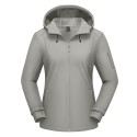 Women's Waterproof Softshell Hiking Hooded Jacket