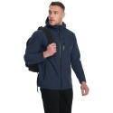 Men's Waterproof Fleece Lined Softshell Outdoor Jacket