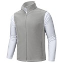 Men's Fleece Vest Sleeveless Outdoor Hiking Jacket